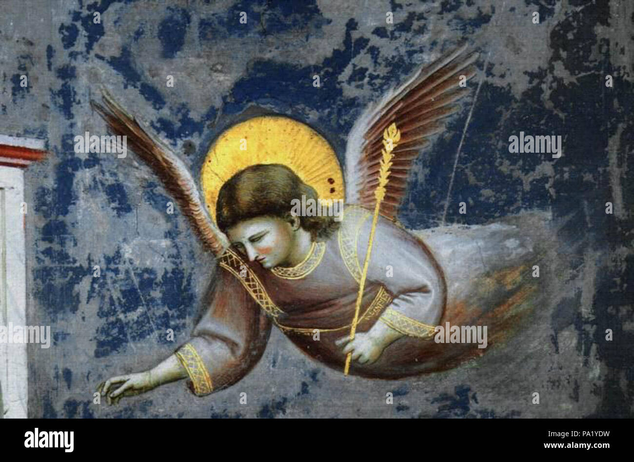 712 Giotto di Bondone - Scènes de la vie du Christ - 3. Présentation au Temple (détail) - WGA09253 Banque D'Images