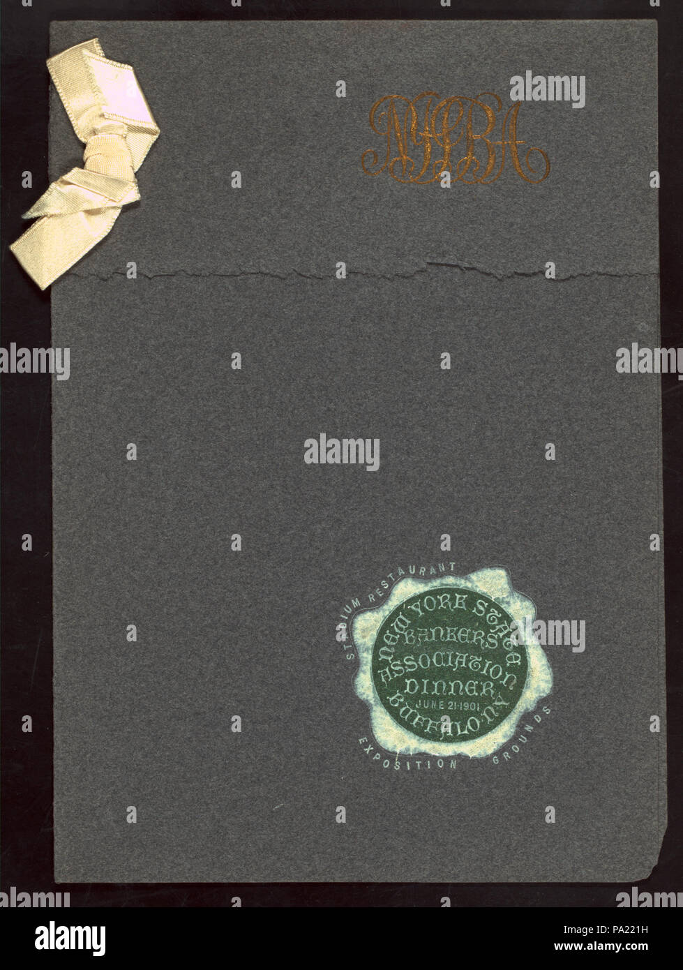 Le dîner (550) détenus par l'ÉTAT DE NEW YORK ASSOCIATION DES BANQUIERS CANADIENS (at) "RESTAURANT DU STADE, EXPOSITION MOTIFS, Buffalo, NY" (reste) ; (NYPL Hadès-276748-469143) Banque D'Images