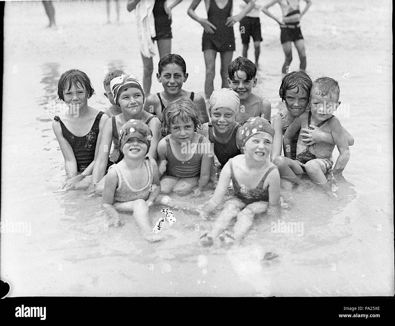 Scène de plage 35237 SLNSW 260 Banque D'Images