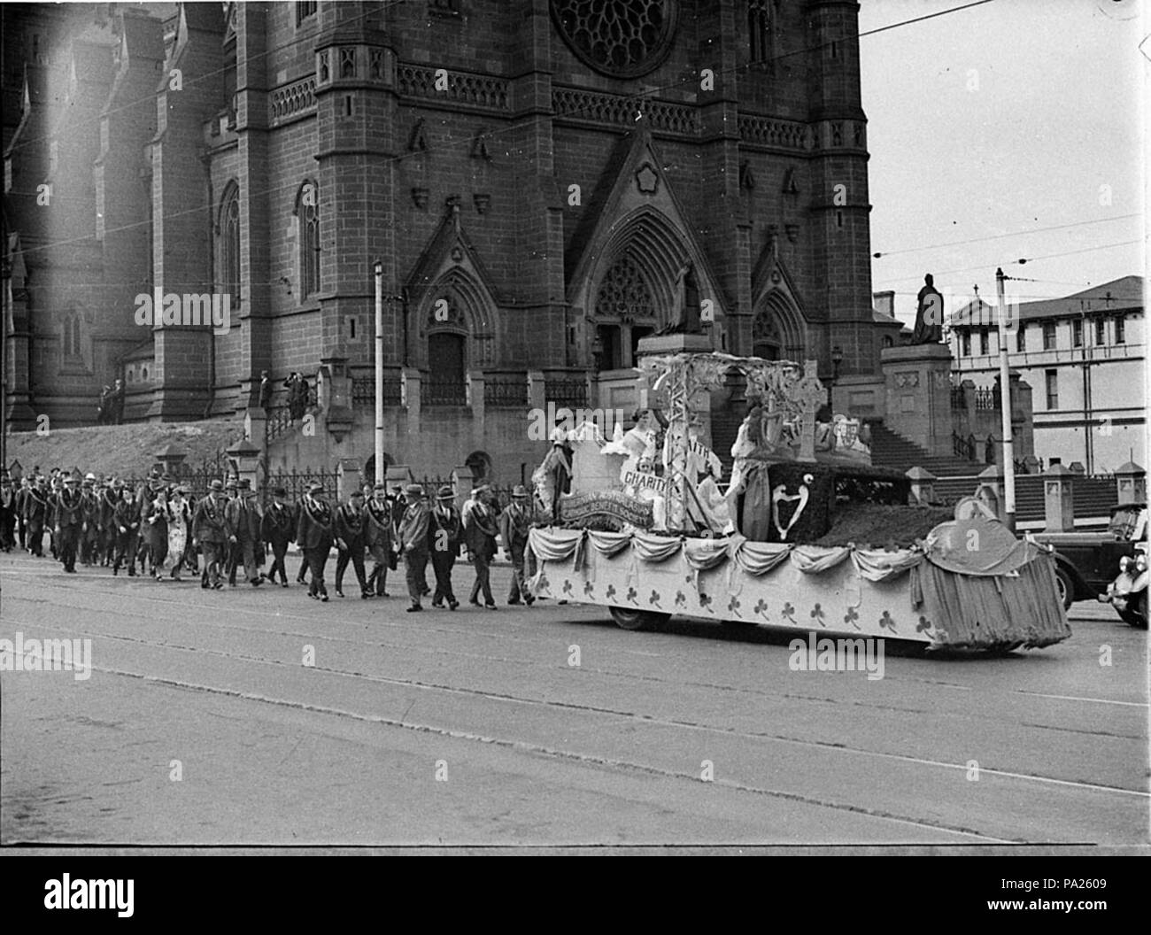 SLNSW 261 35594 Saint Patricks Day Parade Banque D'Images