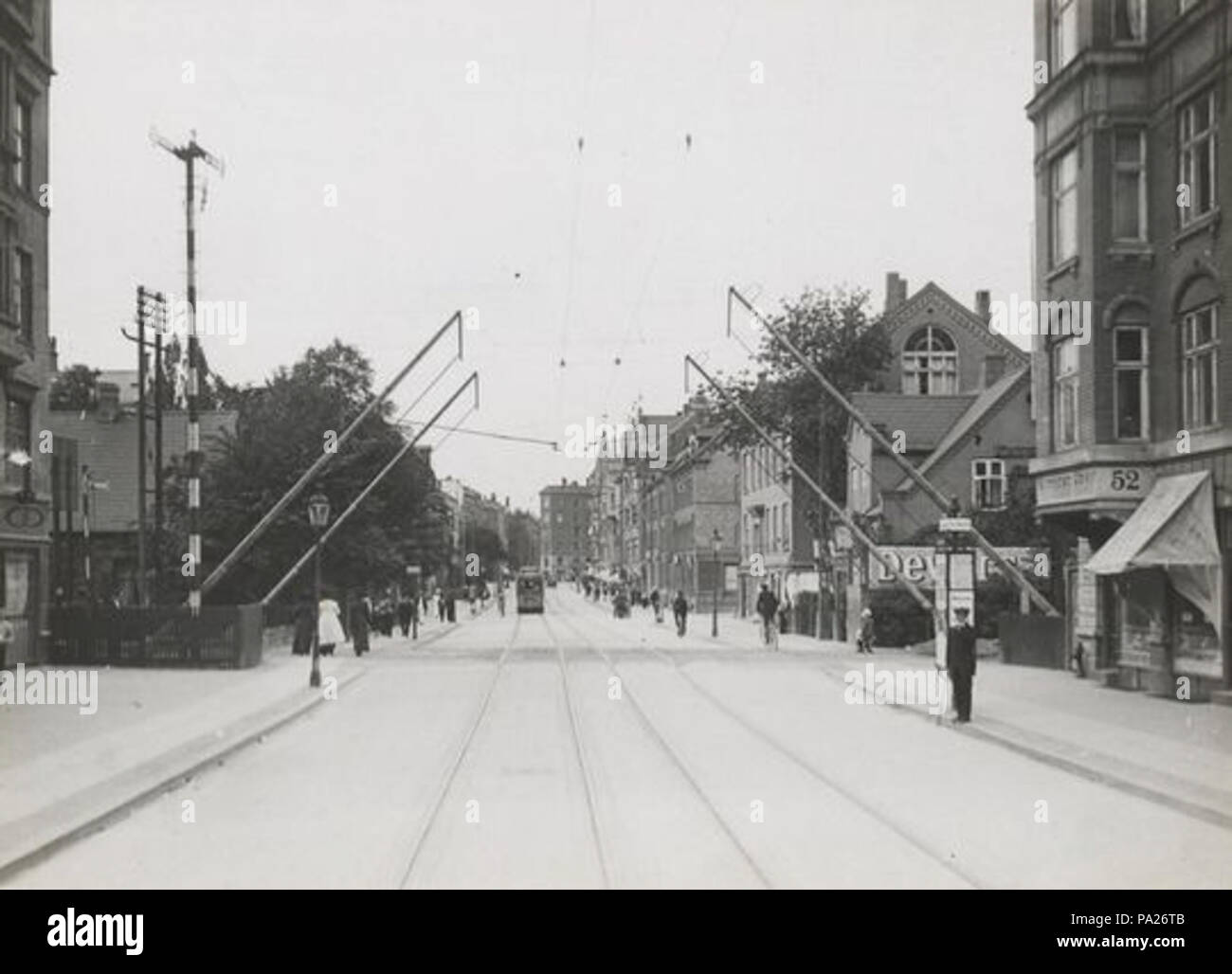 112 HC Ørsteds Vej - traversée Banque D'Images