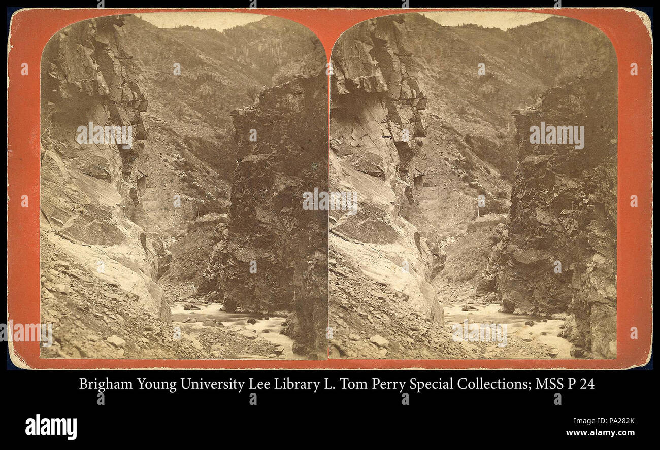 530 Devil's Gate, Weber Canyon Banque D'Images