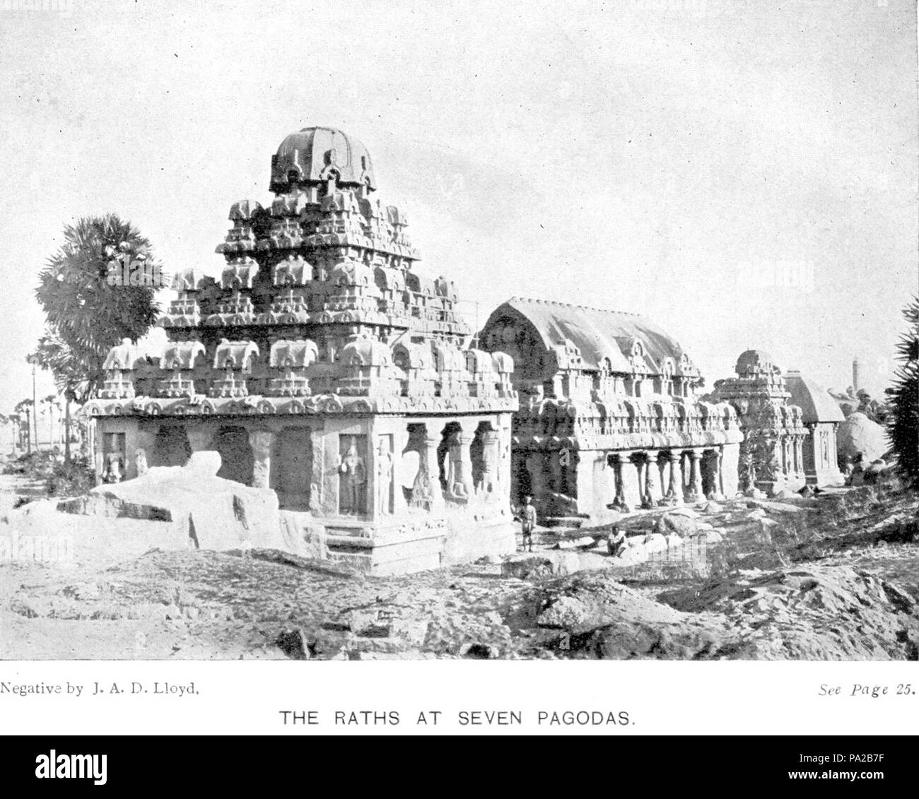 Seven pagodas of mahabalipuram Banque de photographies et d’images à ...