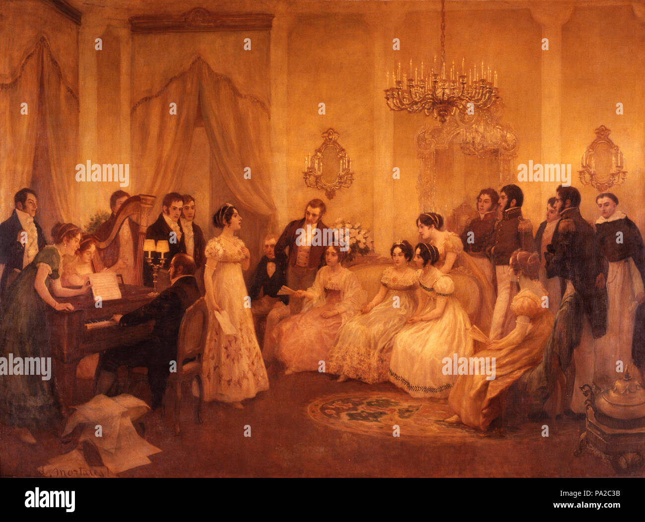 LB-4 113 Himno Nacional Argentino Banque D'Images