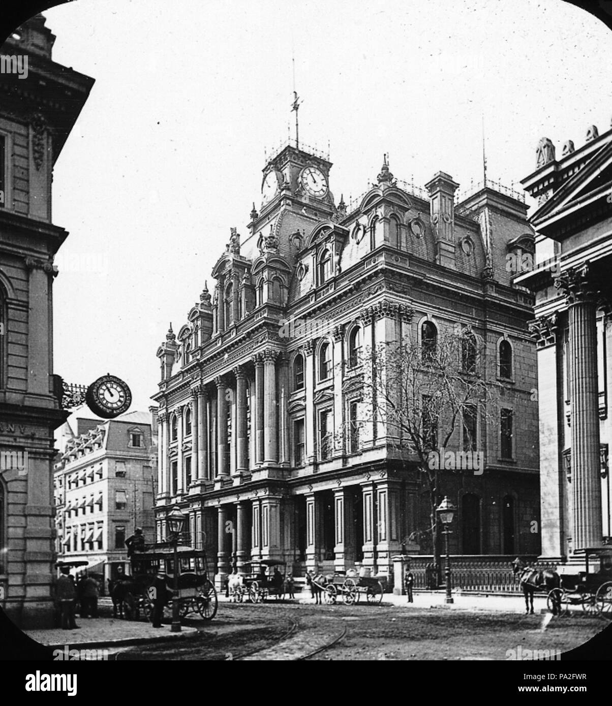 301, rue Saint-Jacques, Montréal, c.1895 Banque D'Images