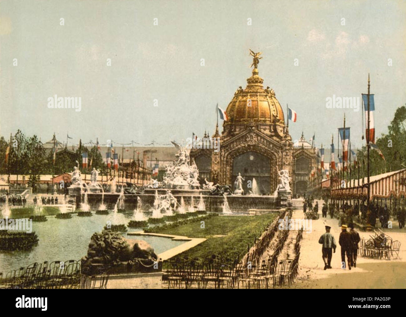633 Universal Exposition 1889 Paris France Banque D'Images 633 Universal Exposition 1889 Paris France Banque D'Images