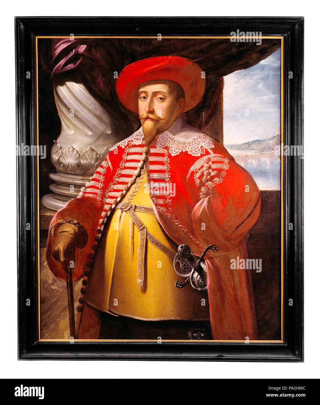 Inv.nr : 614205 Porträtt. Gustav II Adolf. Merian - Skoklosters slott - 56372 Banque D'Images