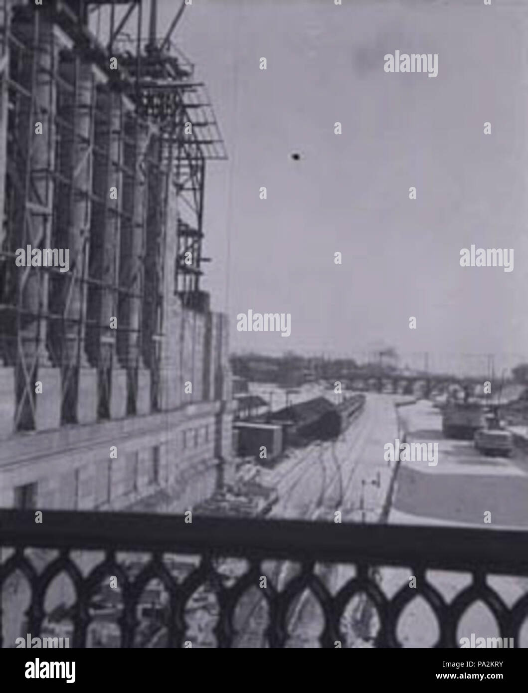 346 Construction de la gare Union, Ottawa Banque D'Images