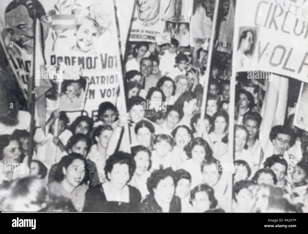 L'ACTO 12 del Partido Peronista Femenino, 1951 Banque D'Images