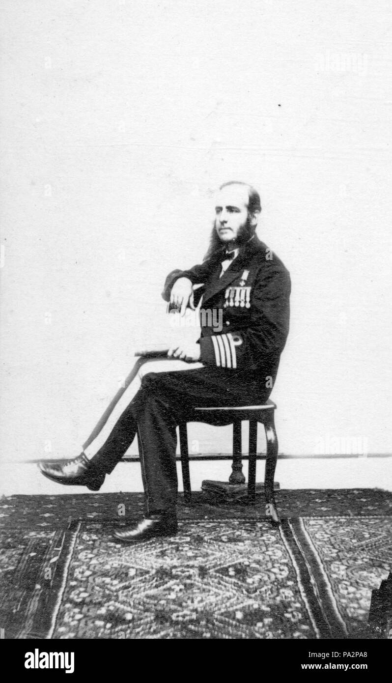 45 Le capitaine du HMS Plyades VC Buckley Banque D'Images