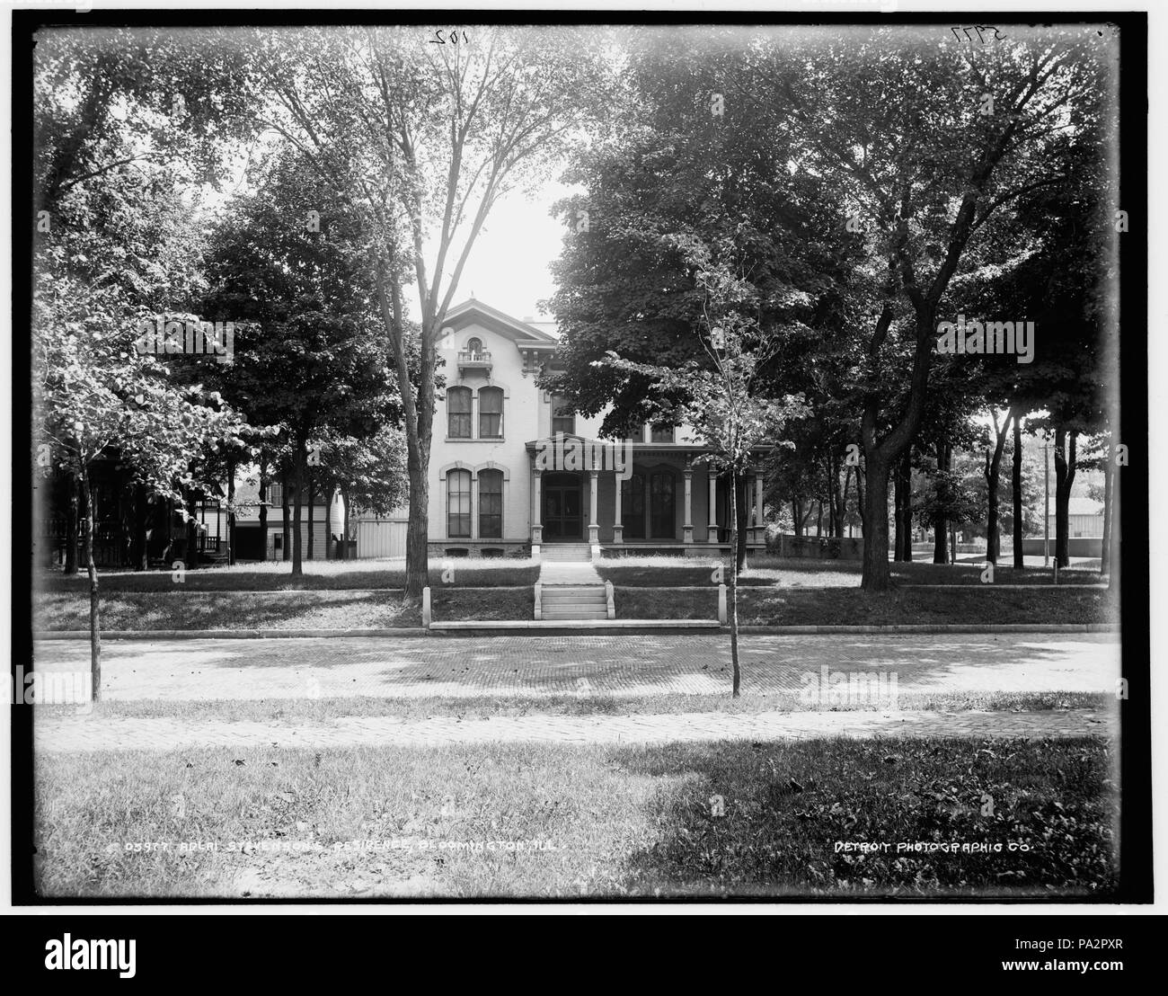 100 Adlai Stevenson's residence, Bloomington, Illinois 4A05242A Banque D'Images 100 Adlai Stevenson's residence, Bloomington, Illinois 4A05242A Banque D'Images