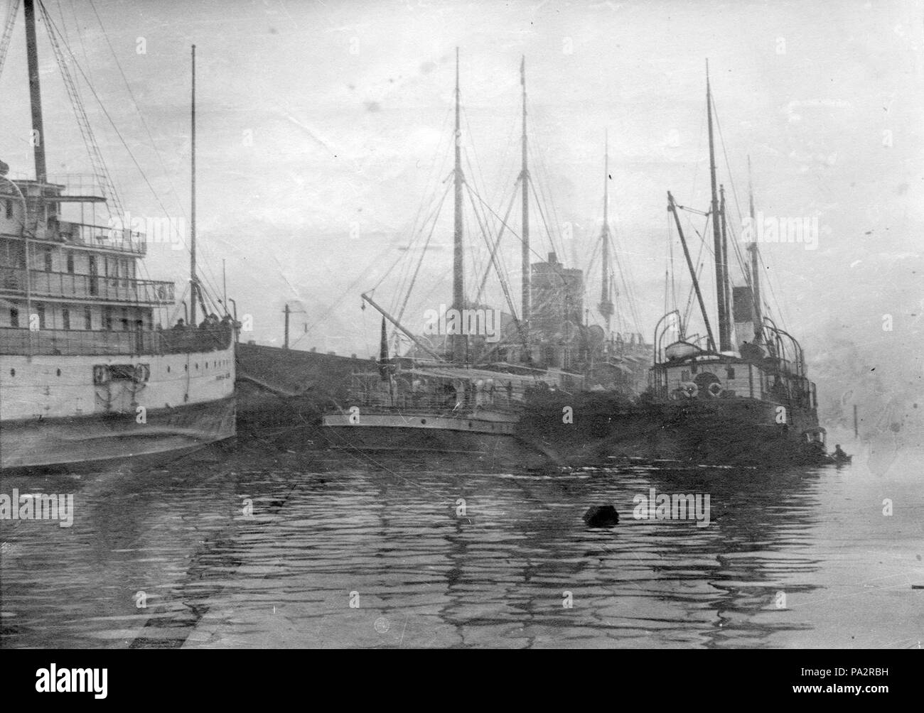 219 RMS Empress of China à Vancouver 1907 Banque D'Images