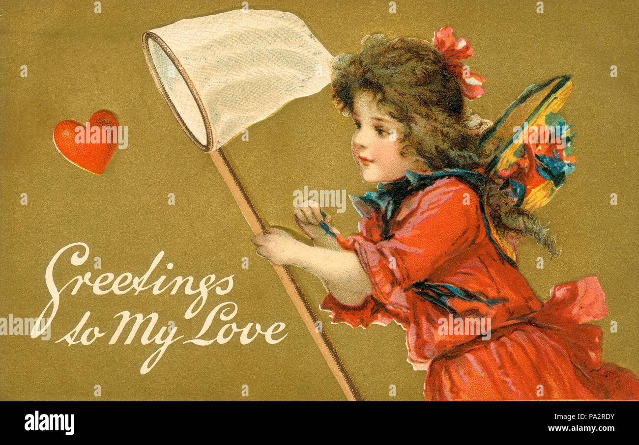 Anglais Titre Salutations A Mon Amour Vers 1908 3 Salutations A Mon Amour Photo Stock Alamy