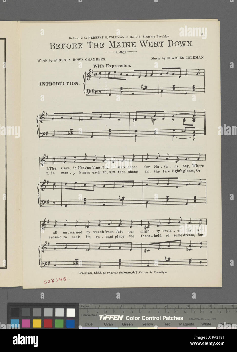 193 avant le Maine a baissé (NYPL)-610067-1800563 Hades Banque D'Images