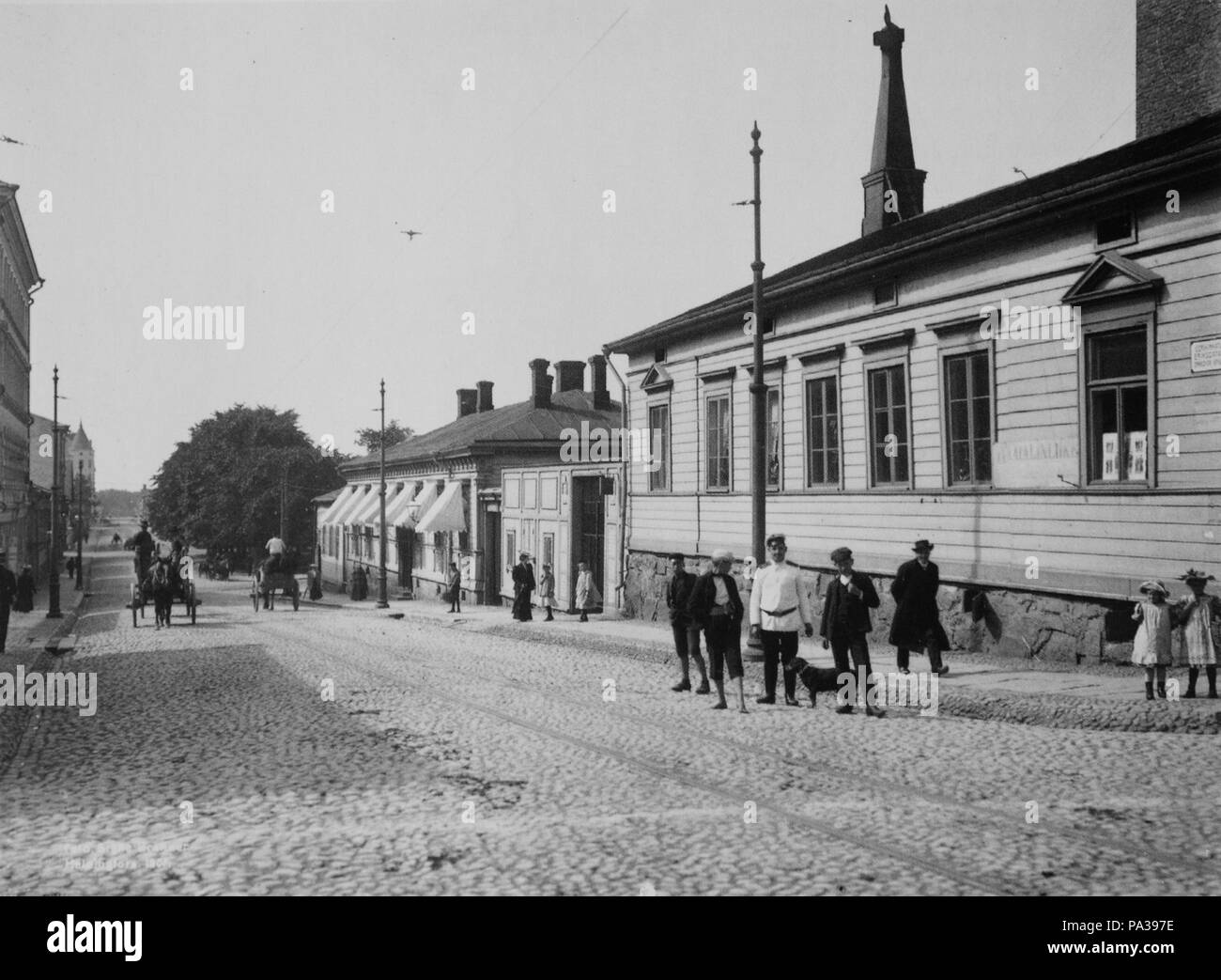 609 19, Helsinki 1907 Eerikinkatu Banque D'Images