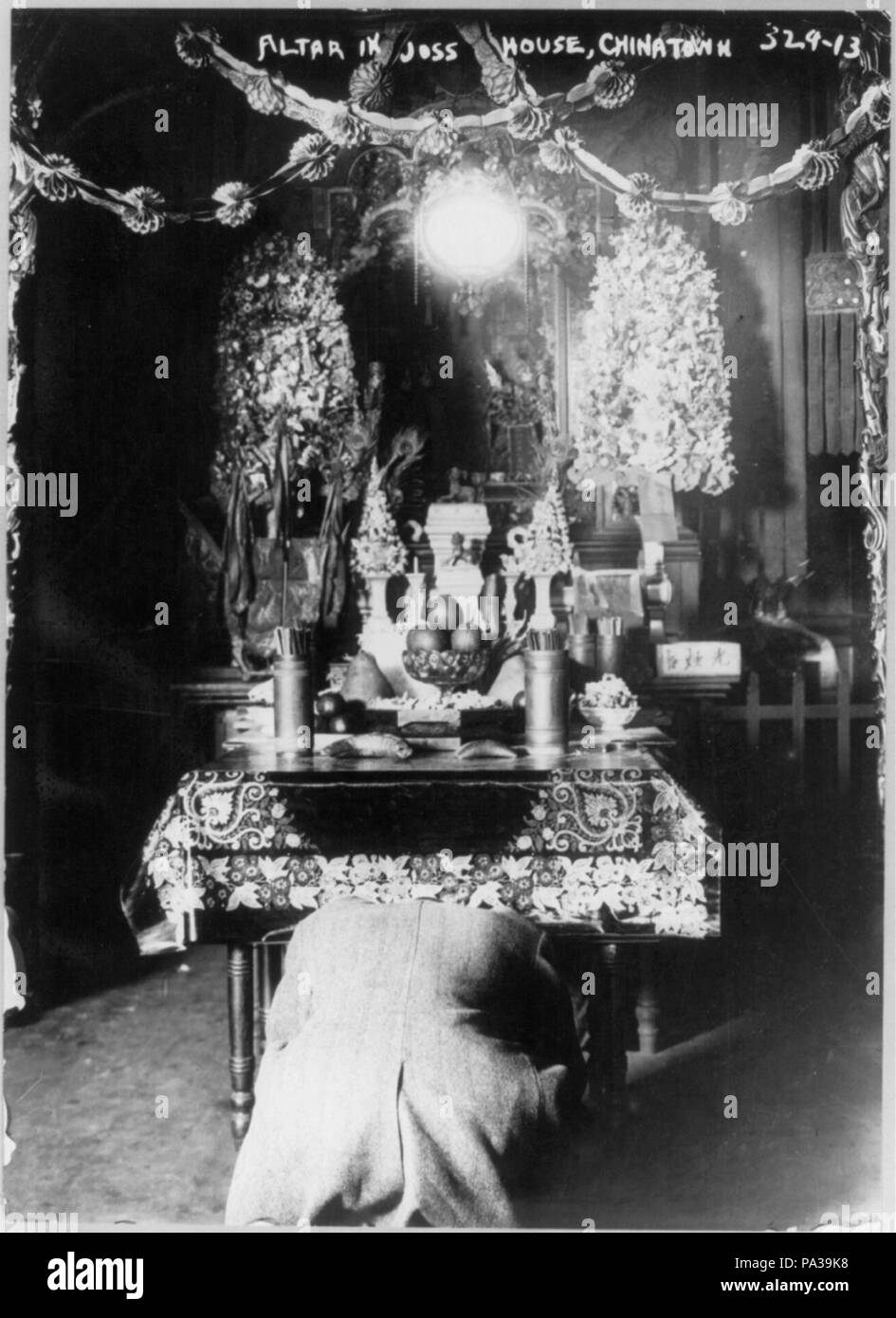 306 Chinatown, New York - Autel de Joss House, 1911 RCAC2001704352 Banque D'Images