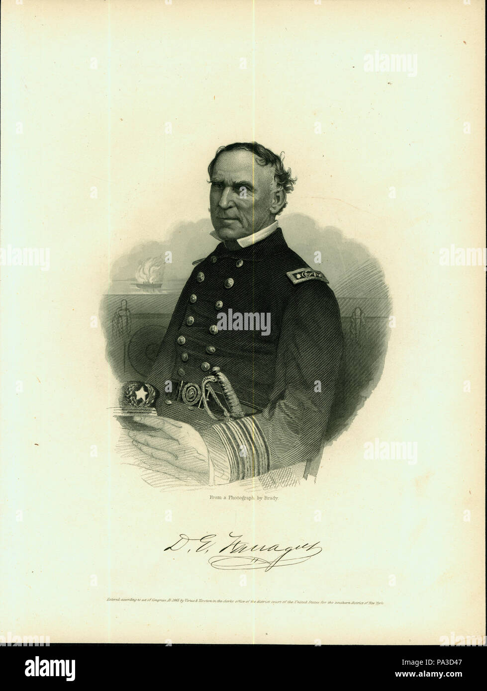 373, l'amiral David Farragut (Union Européenne) Banque D'Images