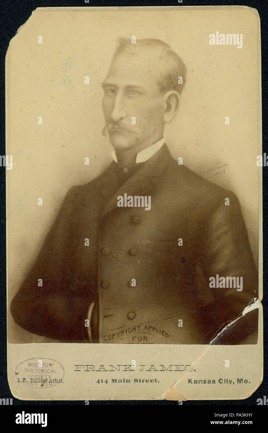 670 Frank James (1843 - 1915) Banque D'Images