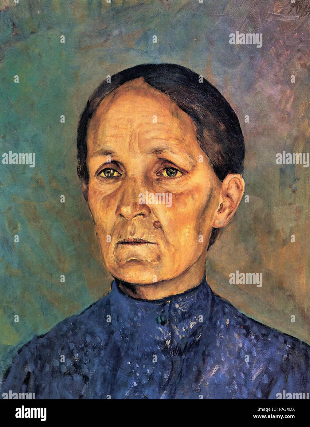 Kuzma Petrov-Vodkin - Mère de l'artiste Banque D'Images