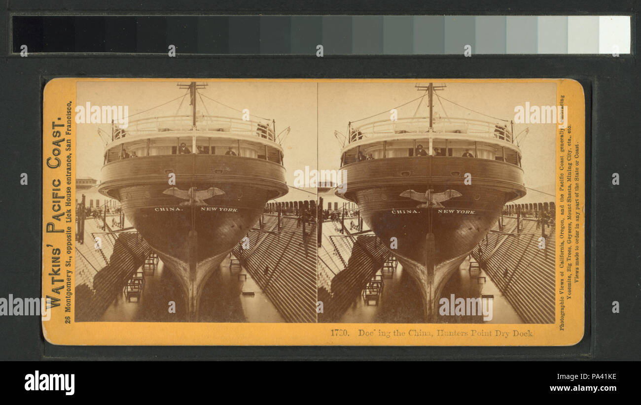 582 la Chine, d'Hunter's Point Dry Dock (NYPL b11707324-G89F402 028F) Banque D'Images