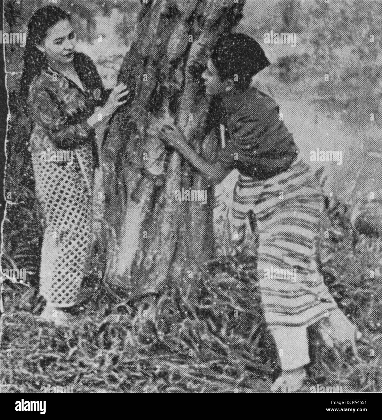 98 Vajzat Desa P&K Apr 1953 p22 1 Banque D'Images