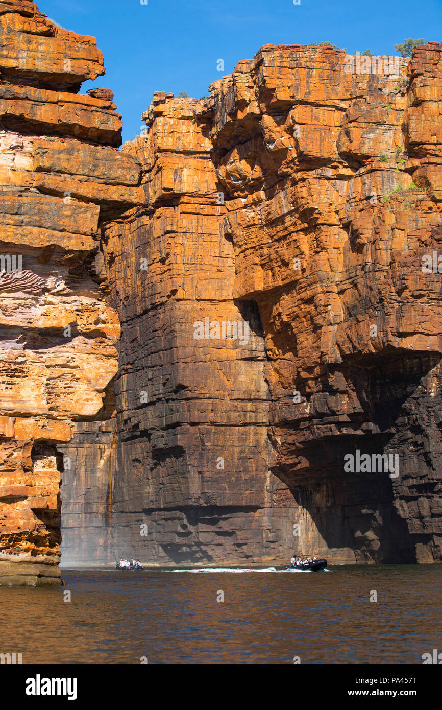 Le roi George River Gorge - Le Kimberley Banque D'Images