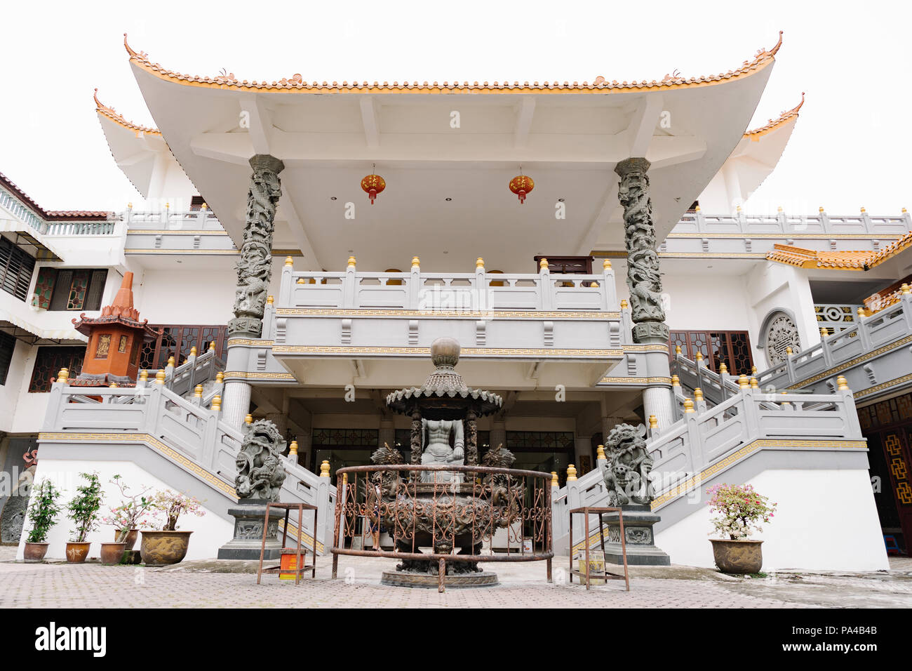 Le bâtiment principal de l'Avalokitesvara temple à Pematang Siantar, Indonésie Banque D'Images