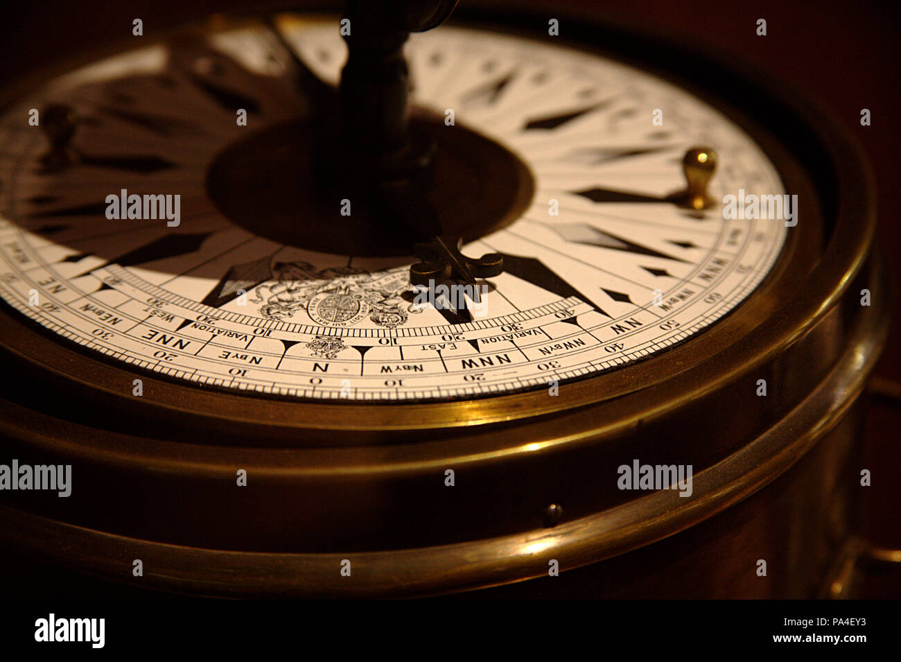 Boussole Marine, 15ème-16ème siècle, l'Europe Photo Stock - Alamy