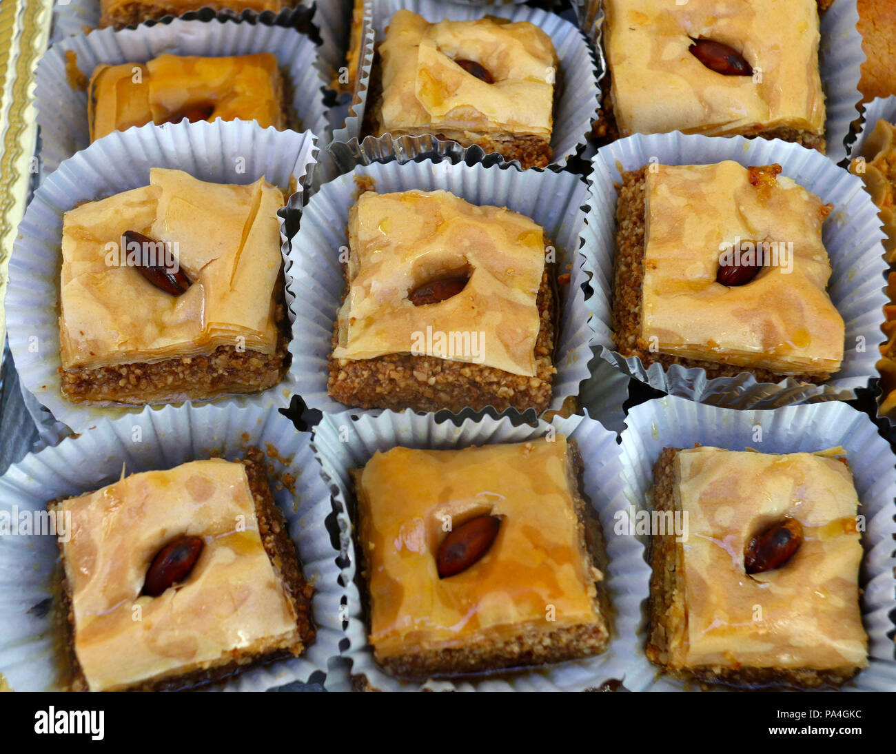 Baklawa Un Dessert A Base D Amandes Pate D Amande Et La Pate