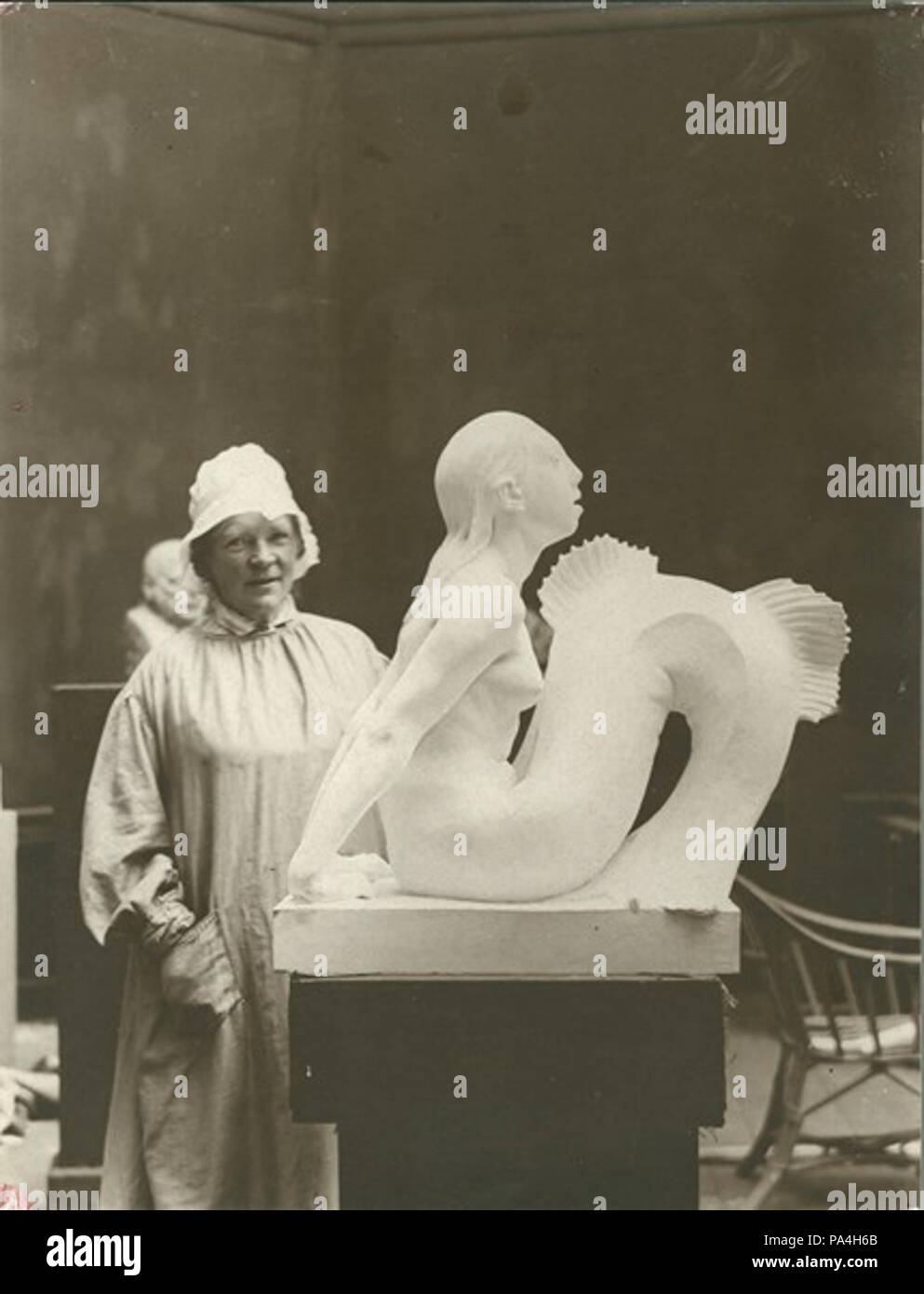 20 Anne Marie Carl-Nielsen avec sirène Banque D'Images
