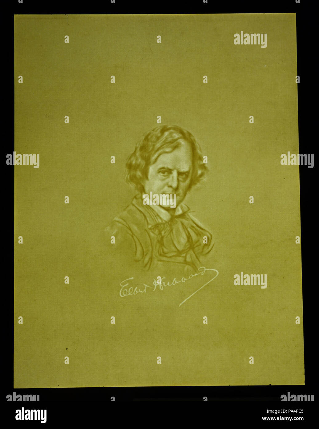 612 Elbert Hubbard watermark - Dard Hunter pièce - Robert C. Williams DSC00567 - Musée du Papier Banque D'Images
