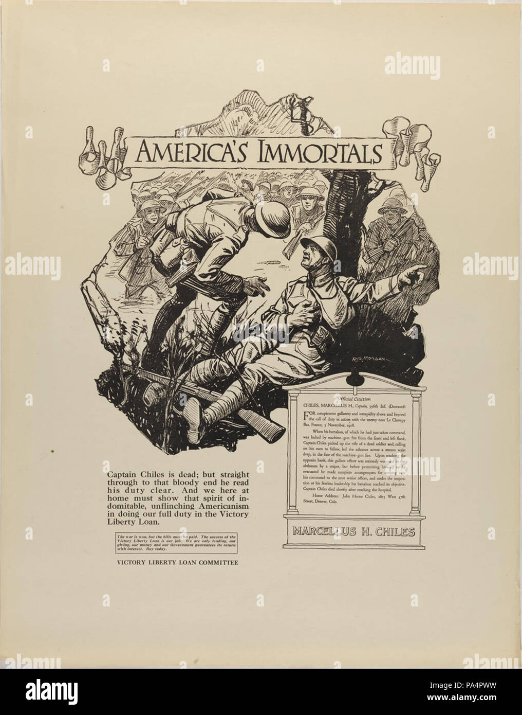 122 immortels de l'Amérique, Marcellus H. Chiles (34665661192) Banque D'Images