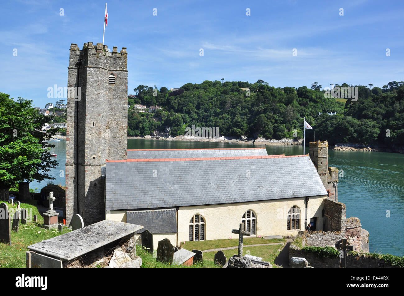 Église St Petrox, Dartmouth, dans le sud du Devon, England, UK Banque D'Images