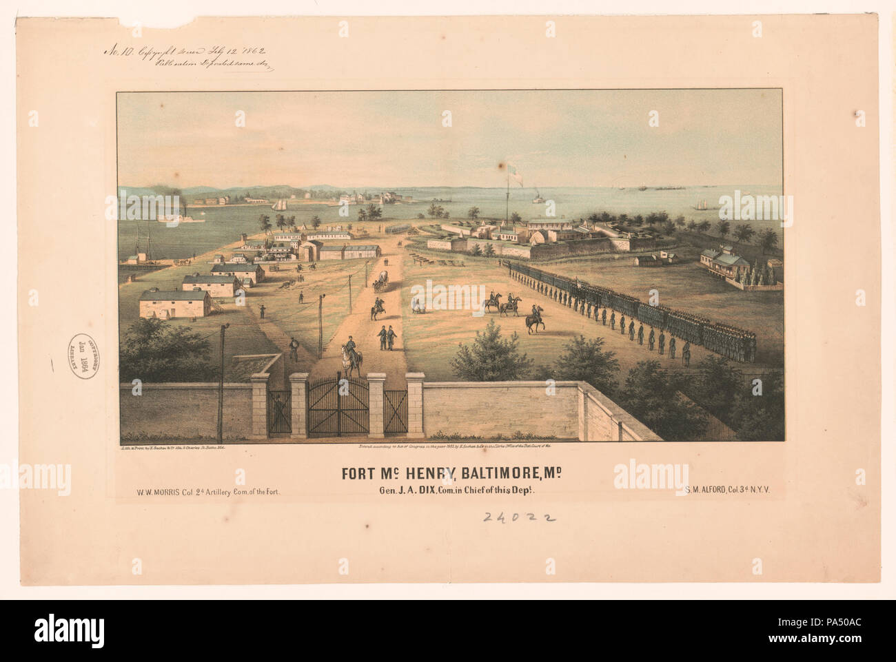 663 le fort McHenry, Baltimore, Md RCAC2003656652 Banque D'Images