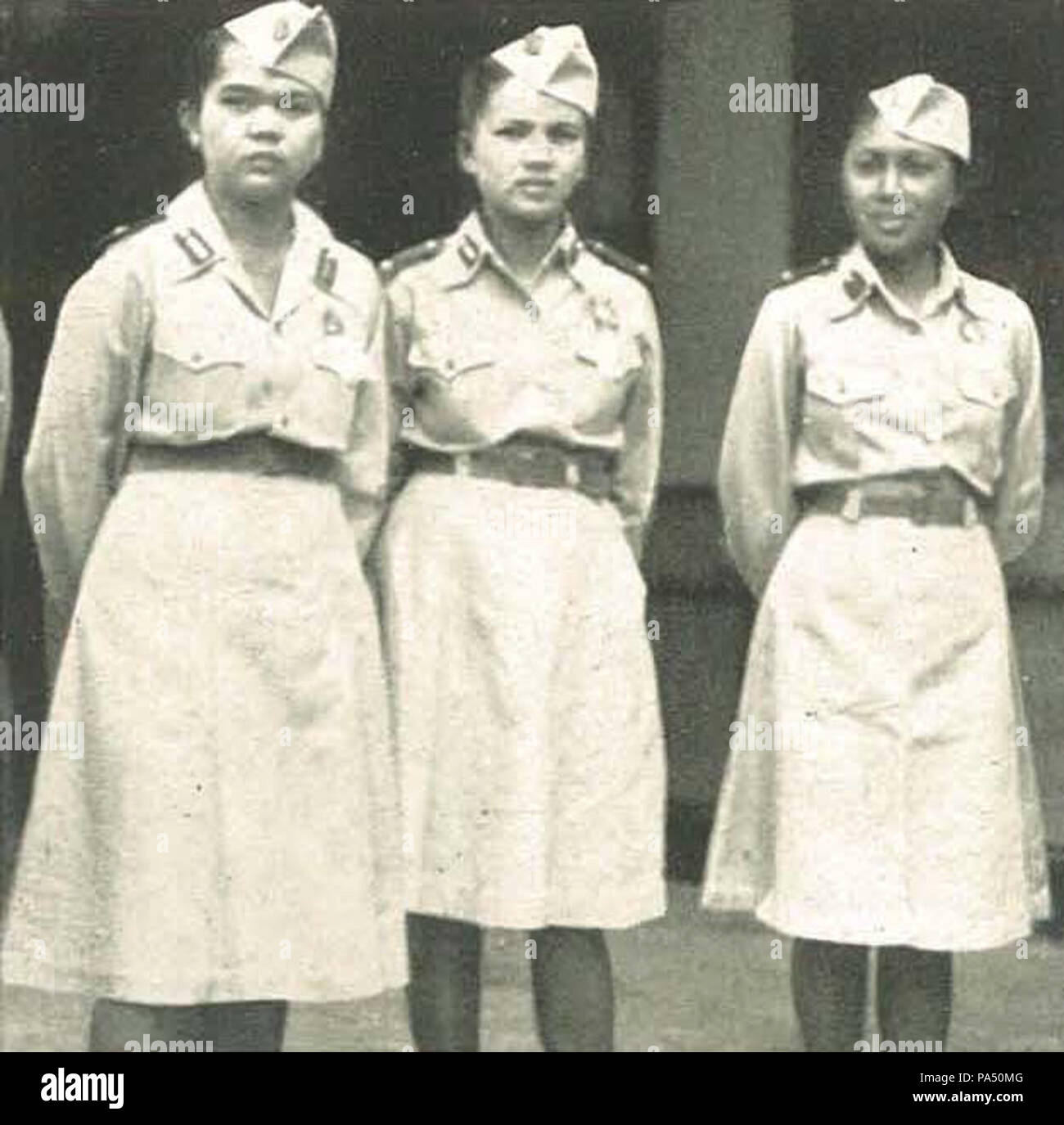 202 Polisi Wanita Siĕm Réab (femmes) de la police spéciale, Wanita di Indonésie p100 (Ministère de l'information) Banque D'Images