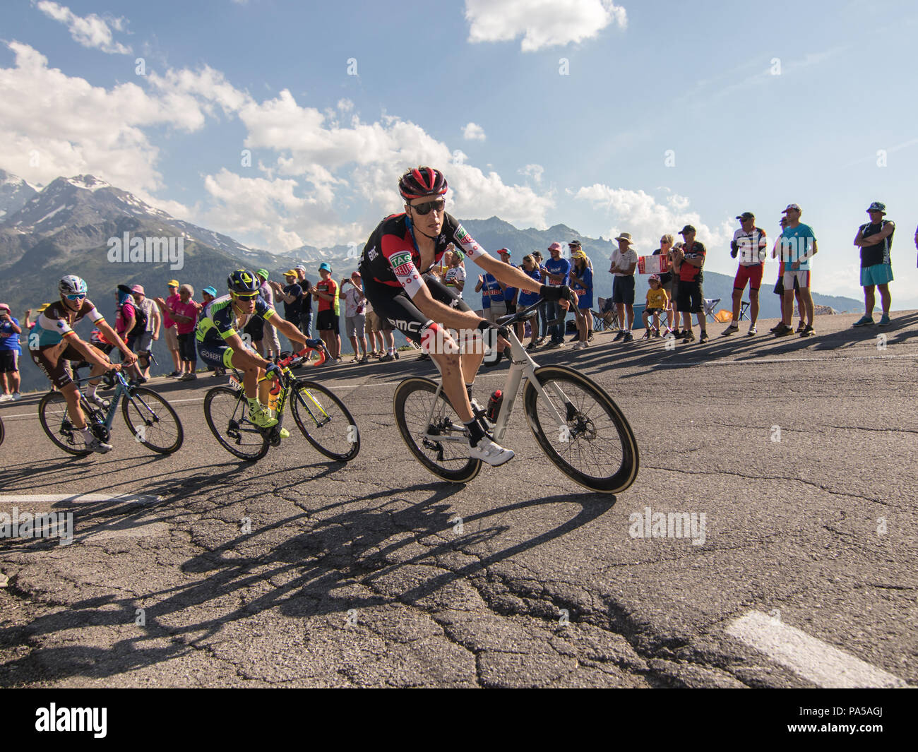 Tour de France 2018 28 11 La Rosière Rhone Alpes Savoie France Banque D'Images