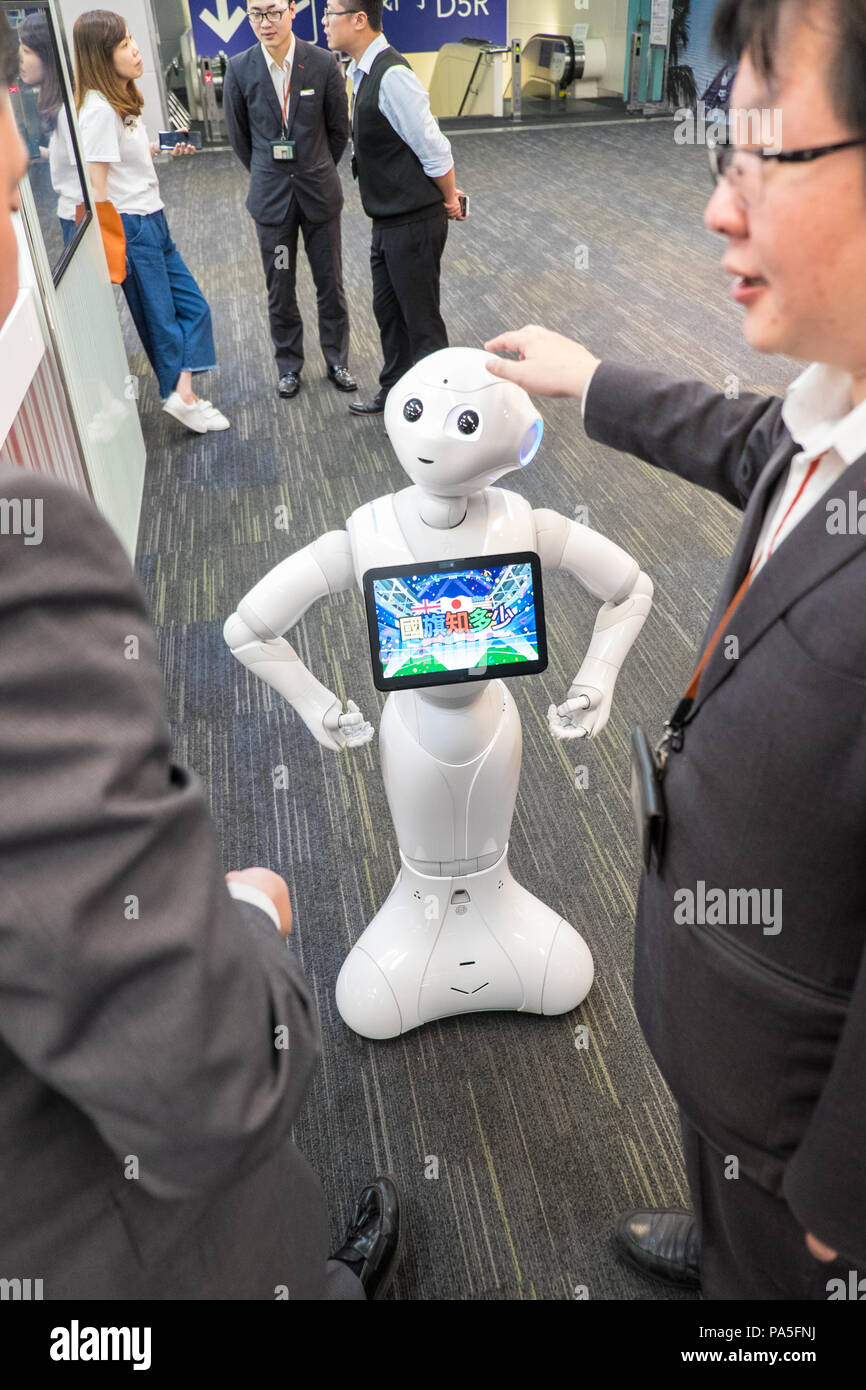 Robot,poivre,AI,a,la,International,TPE,l'aéroport de Taiyuan Taiyuan, l'Aéroport de Taipei Taiwan,,Chinois,Chine,,République de Chine,RDC,Asia,Asiatique, Banque D'Images