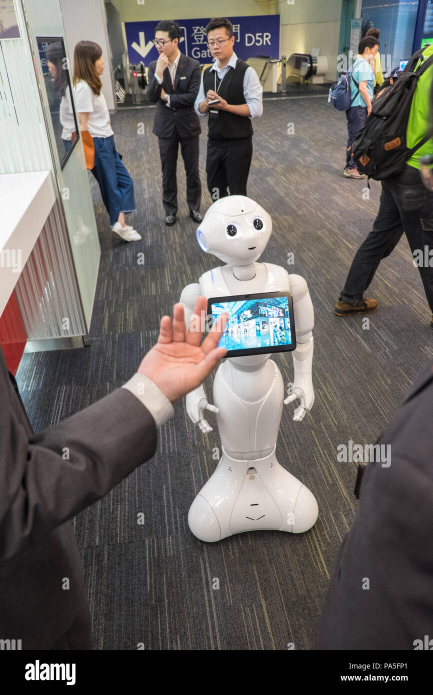 Robot,poivre,AI,a,la,International,TPE,l'aéroport de Taiyuan Taiyuan, l'Aéroport de Taipei Taiwan,,Chinois,Chine,,République de Chine,RDC,Asia,Asiatique, Banque D'Images