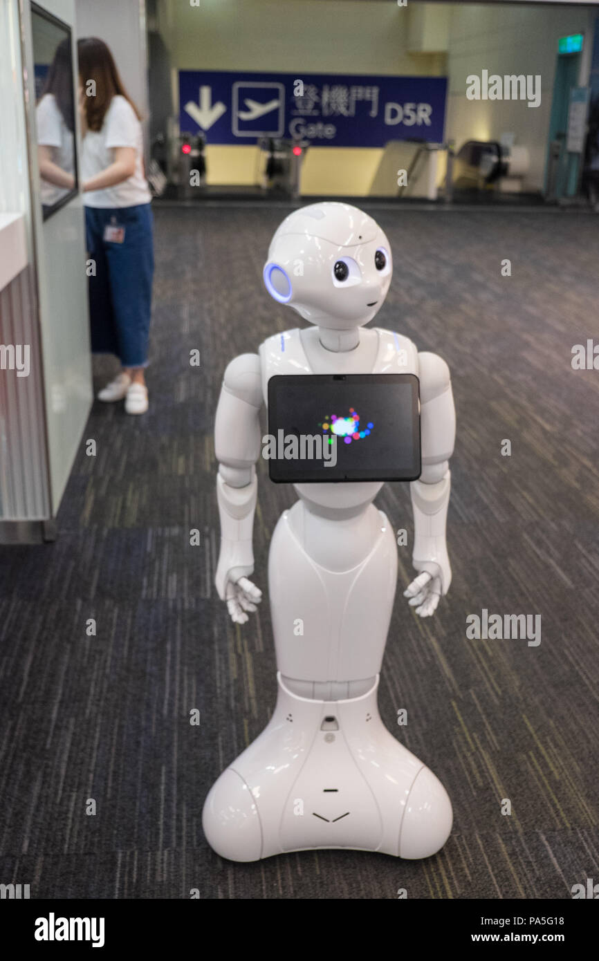 Robot,poivre,AI,a,la,International,TPE,l'aéroport de Taiyuan Taiyuan, l'Aéroport de Taipei Taiwan,,Chinois,Chine,,République de Chine,RDC,Asia,Asiatique, Banque D'Images