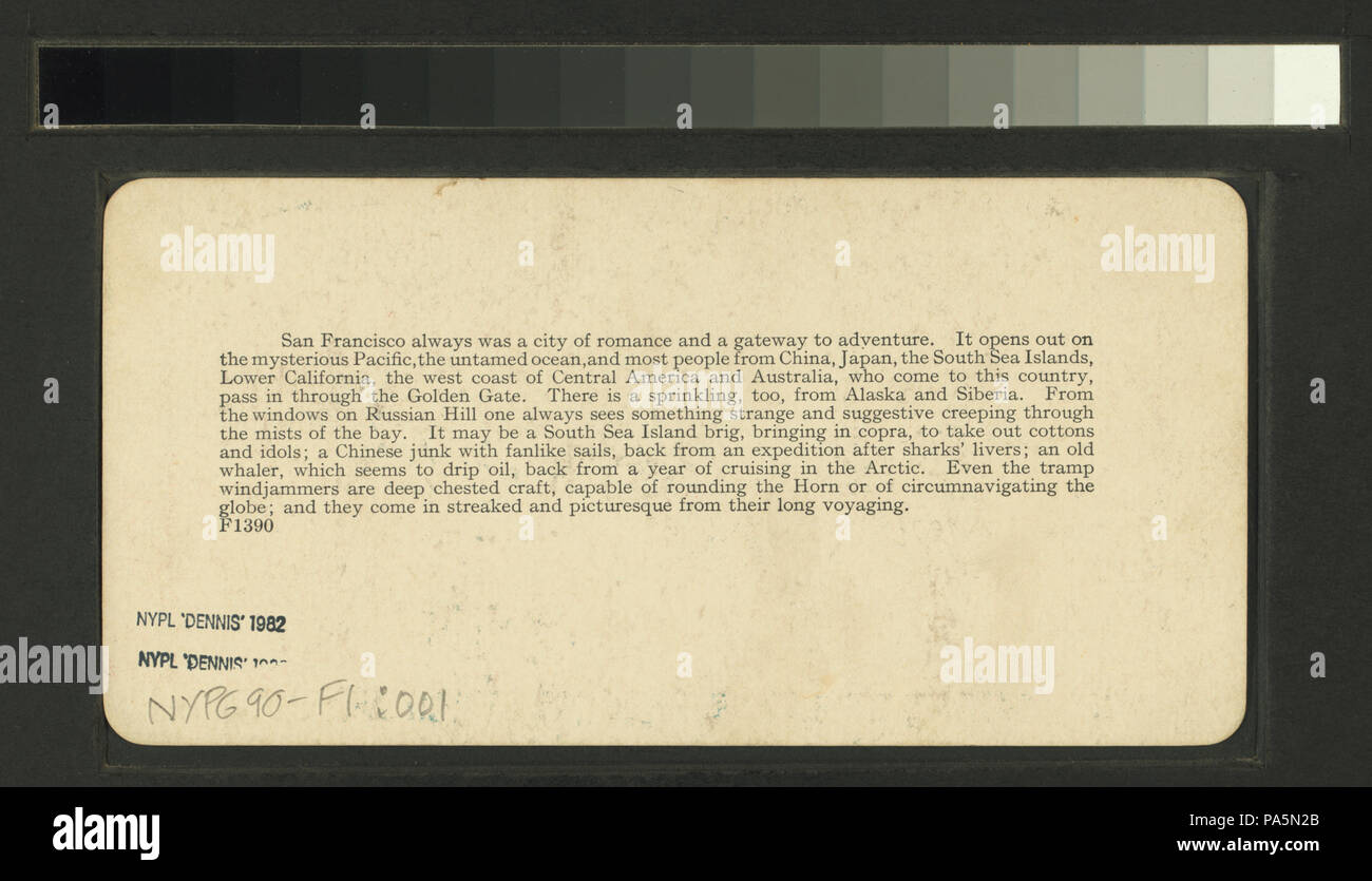 598 tremblements de terre et d'incendies à l'épave et Huntington magnifique palais d'inondation et Fairmount Hotel (NYPL b11707375-G90F001 001B) Banque D'Images