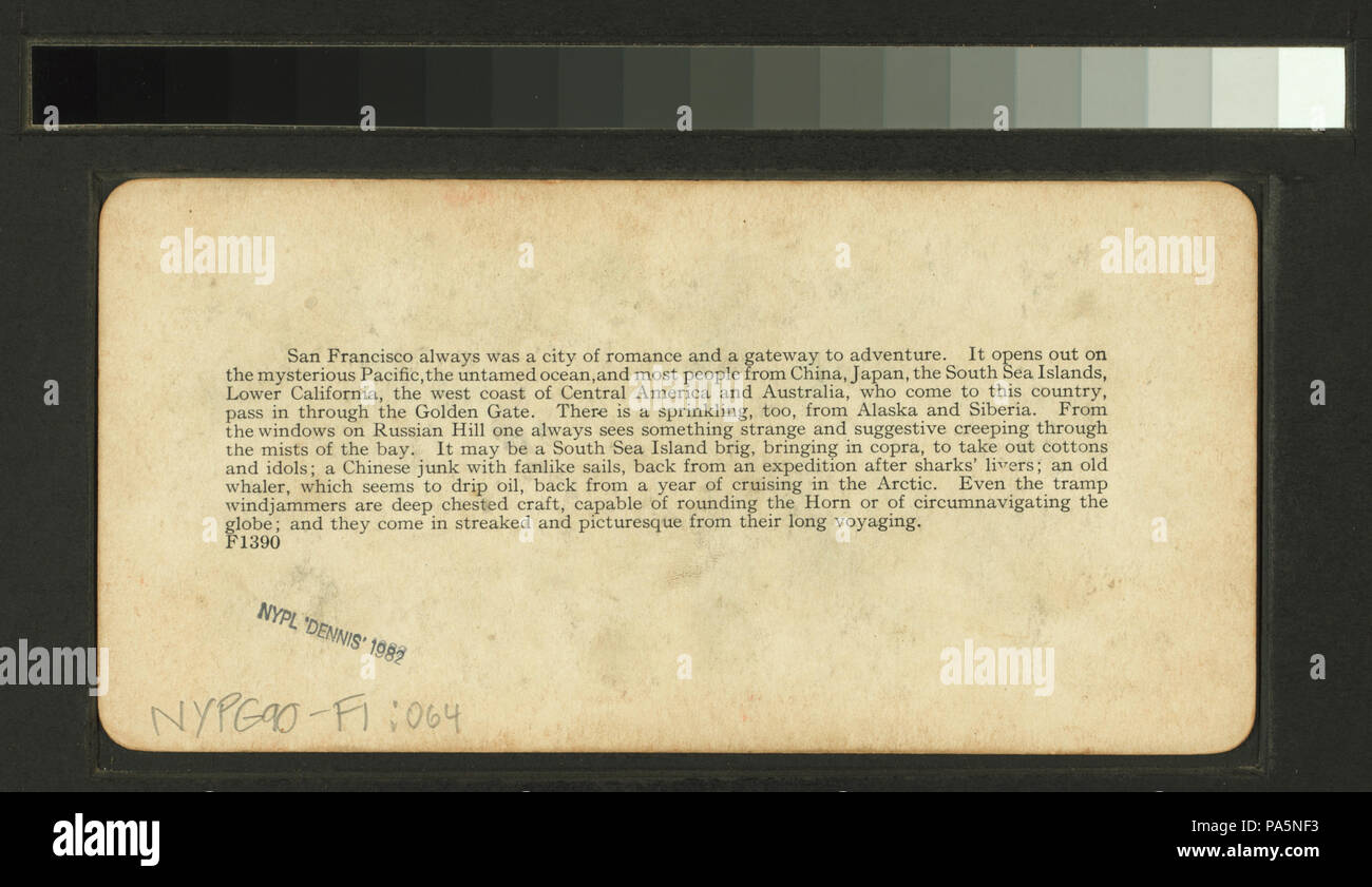 598 tremblements de terre et d'incendies de l'épave et Huntington magnifique palais d'inondation et Fairmount Hotel (NYPL b11707375-G90F001 064B) Banque D'Images