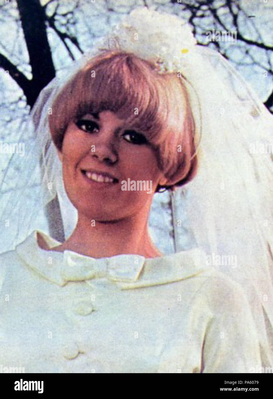 48 Caterina Caselli robe de mariage Banque D'Images