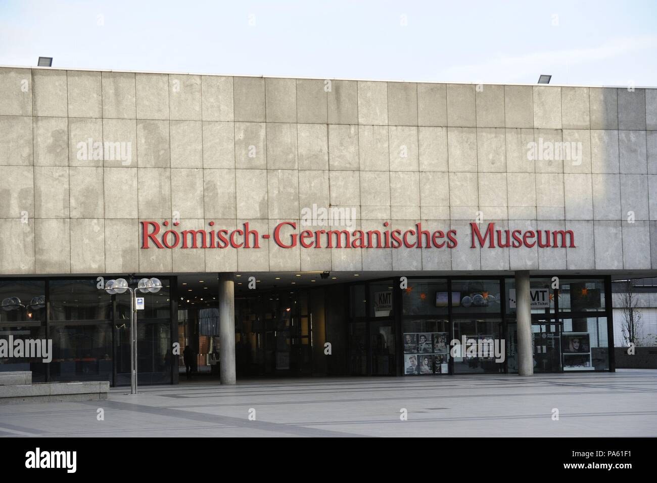 L'Allemagne. Cologne. De l'extérieur, le musée romain-germanique. Banque D'Images