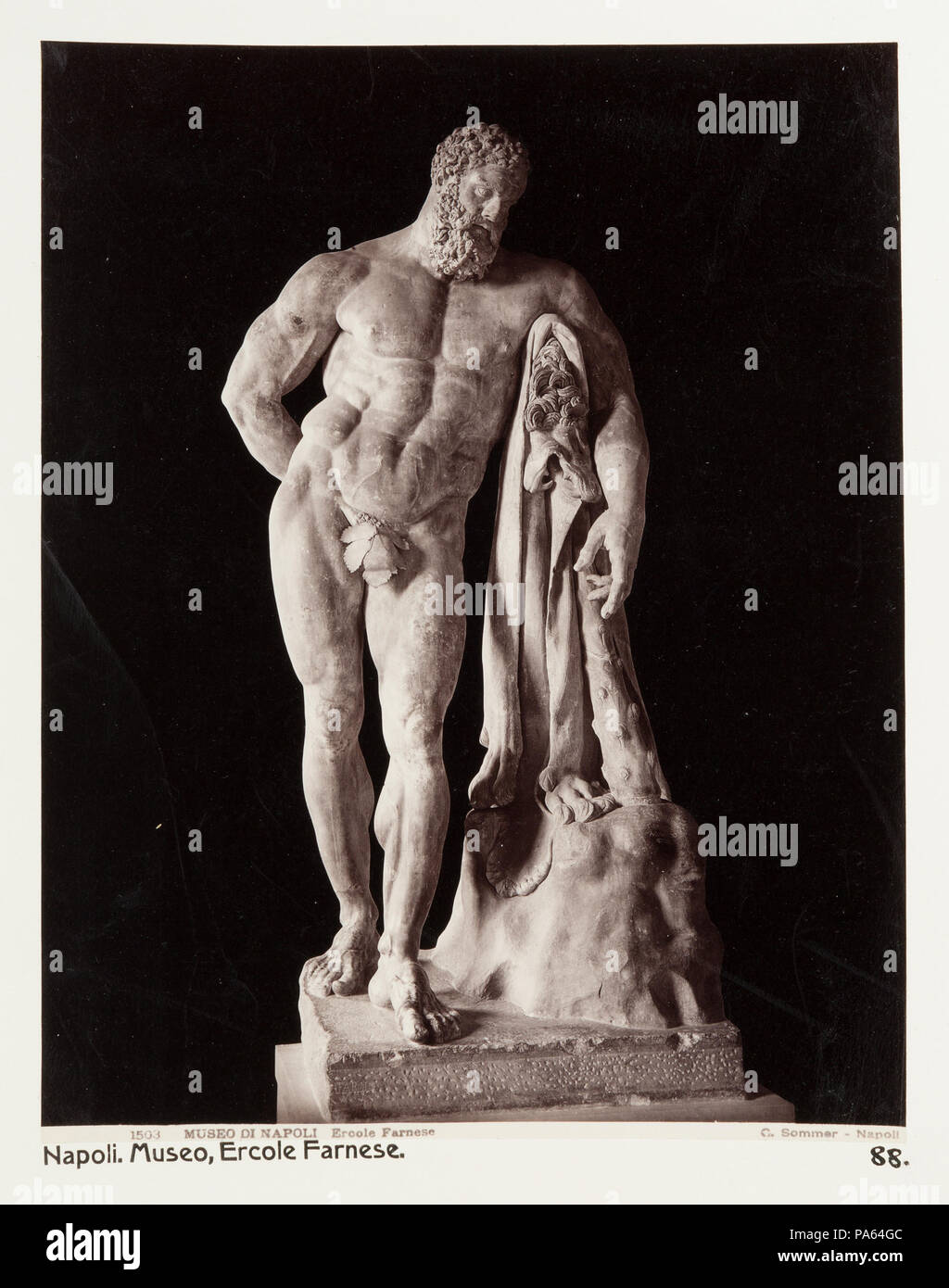 87 Fotografi Museo av, Ercole Farnèse. Napoli, Italie - Hallwylska museet - 106847 Banque D'Images