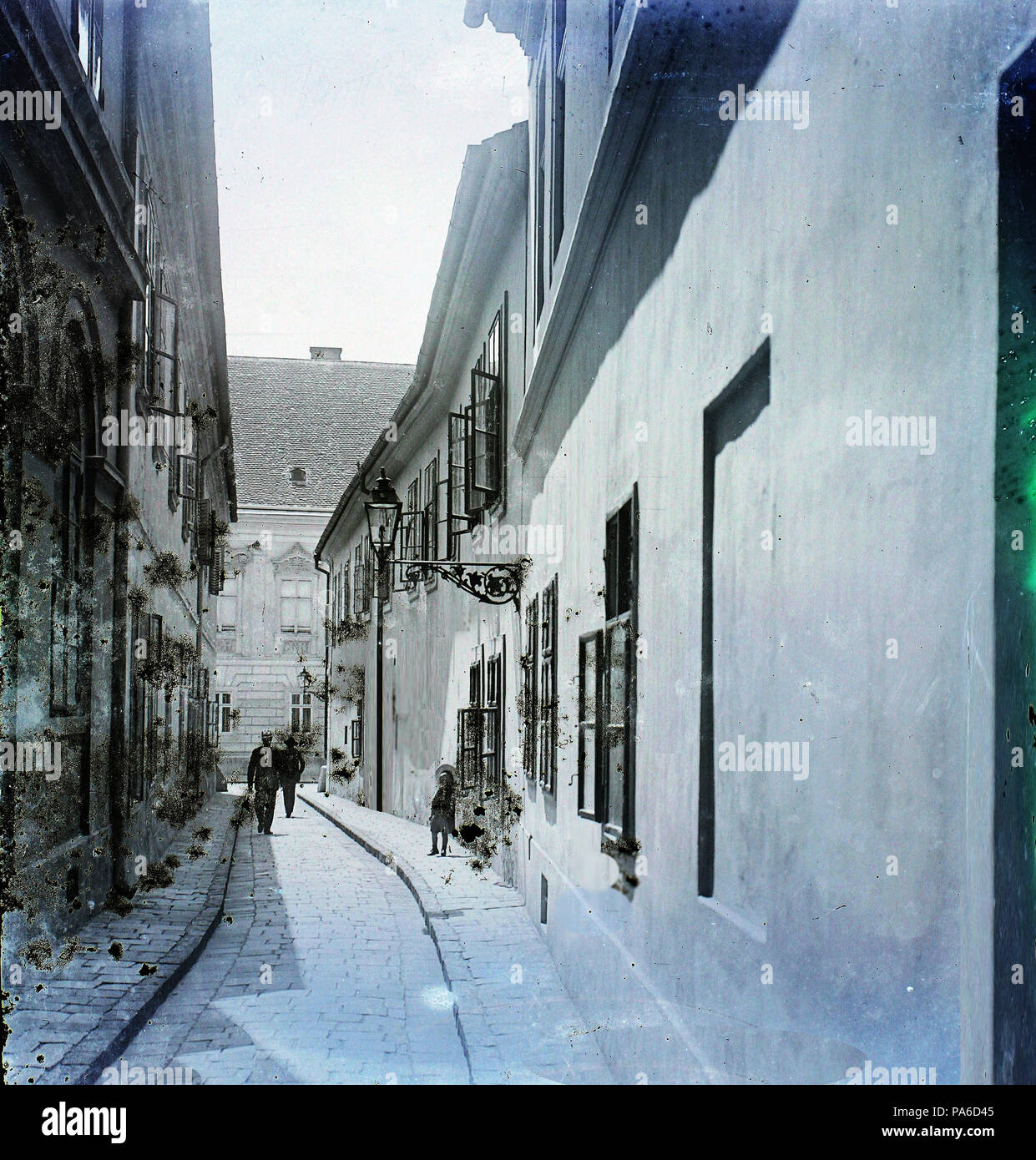 596 Dárda Úri utca felé az utca nézve. Fortepan 86725 Banque D'Images