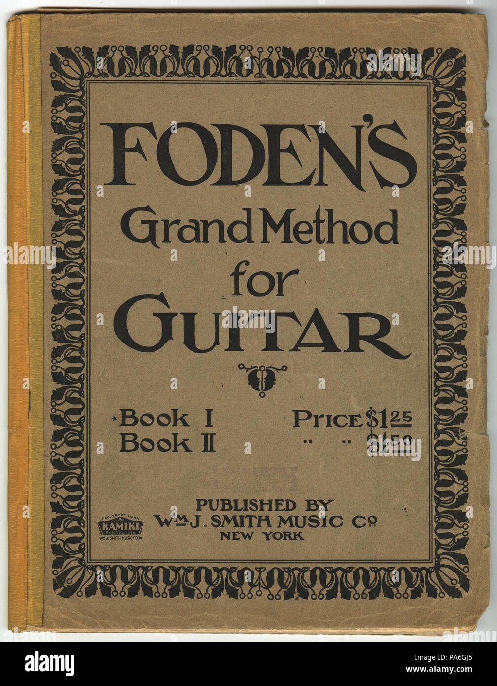 659 Foden's Grand Méthode pour livre de la Guitare 1, 1920 Banque D'Images