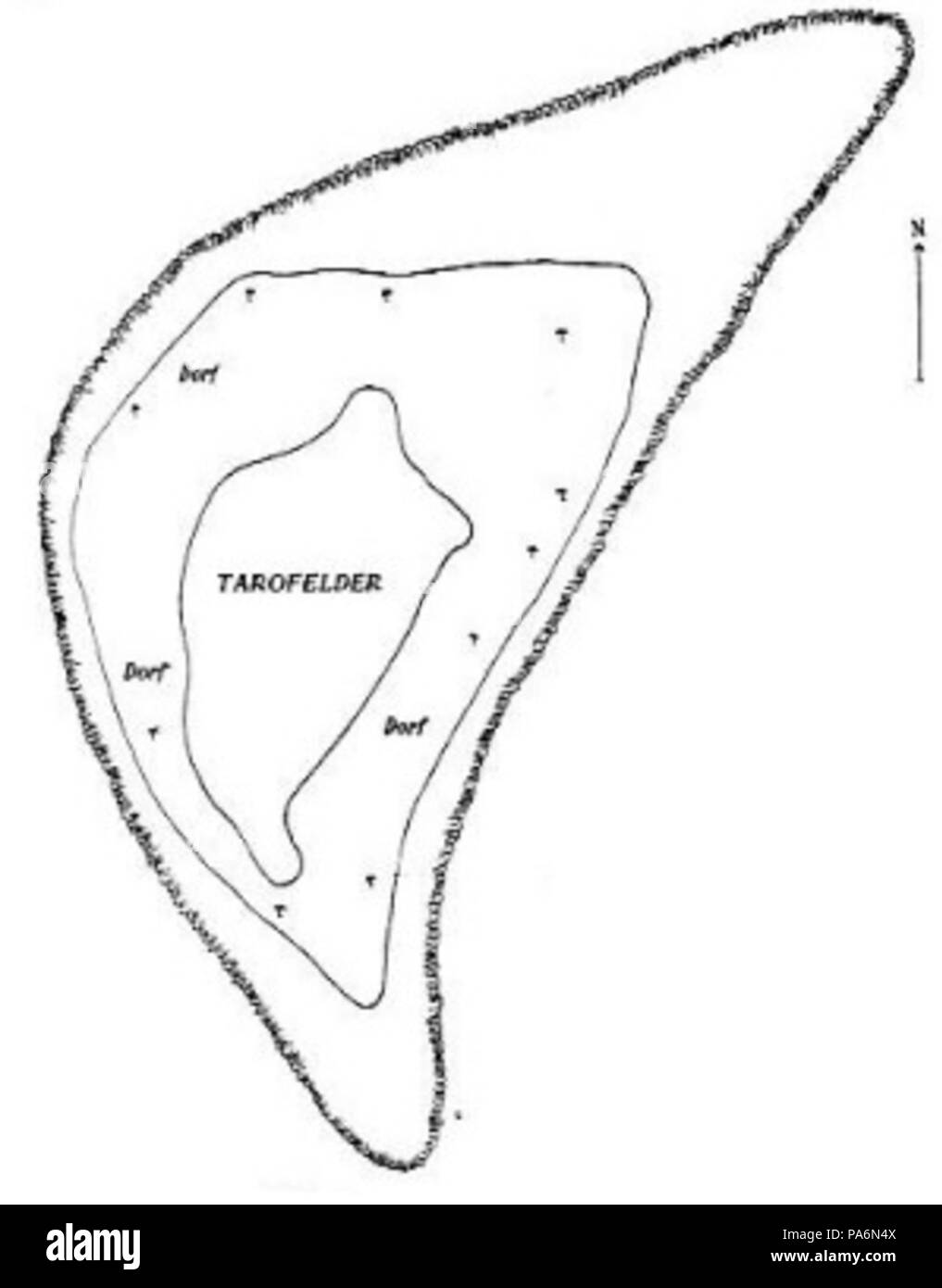 167 Plan de Tobi Island (1909) Banque D'Images
