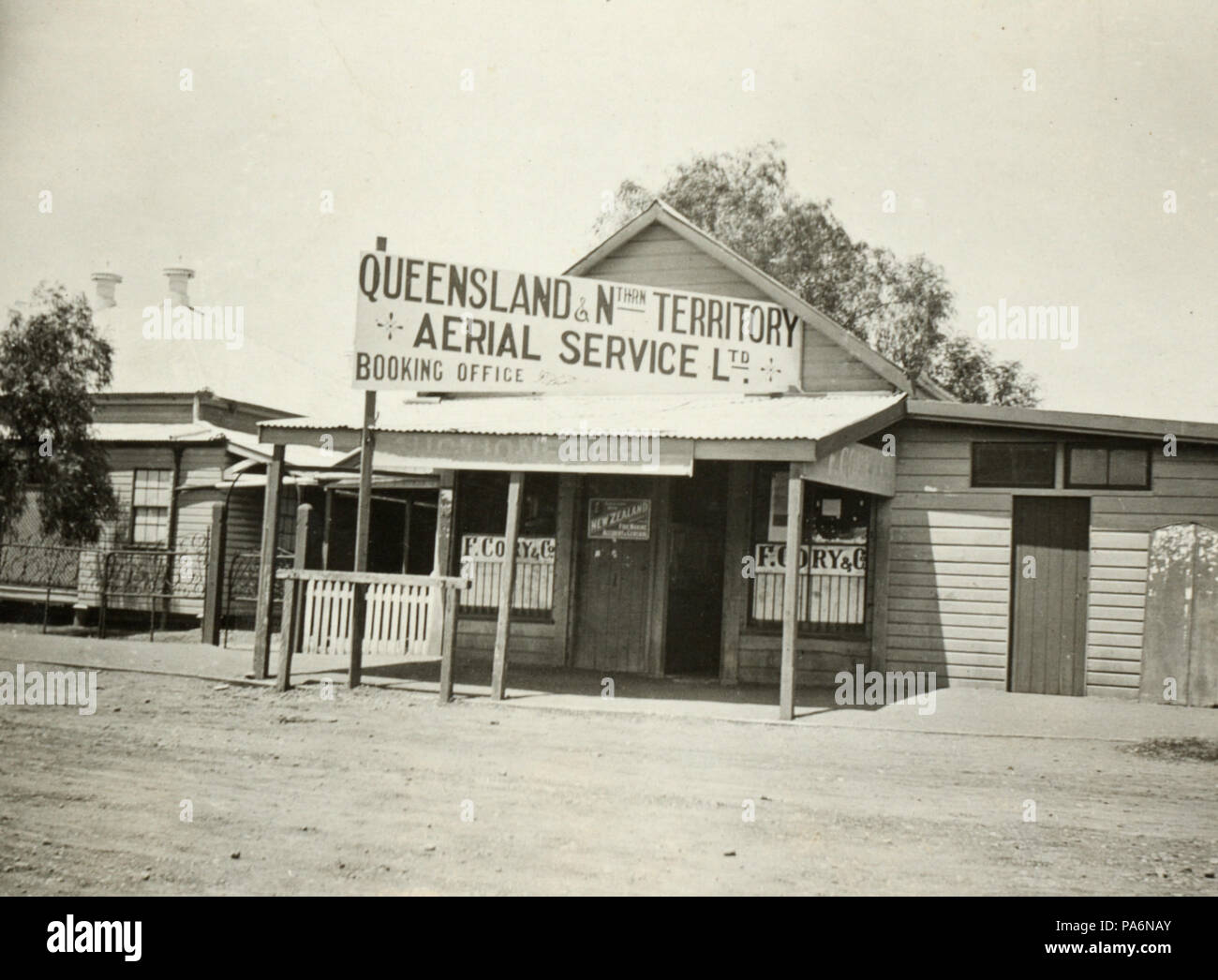 208 Premier bureau Qantas Queensland Longreach 1921slnsw a1178007u Banque D'Images