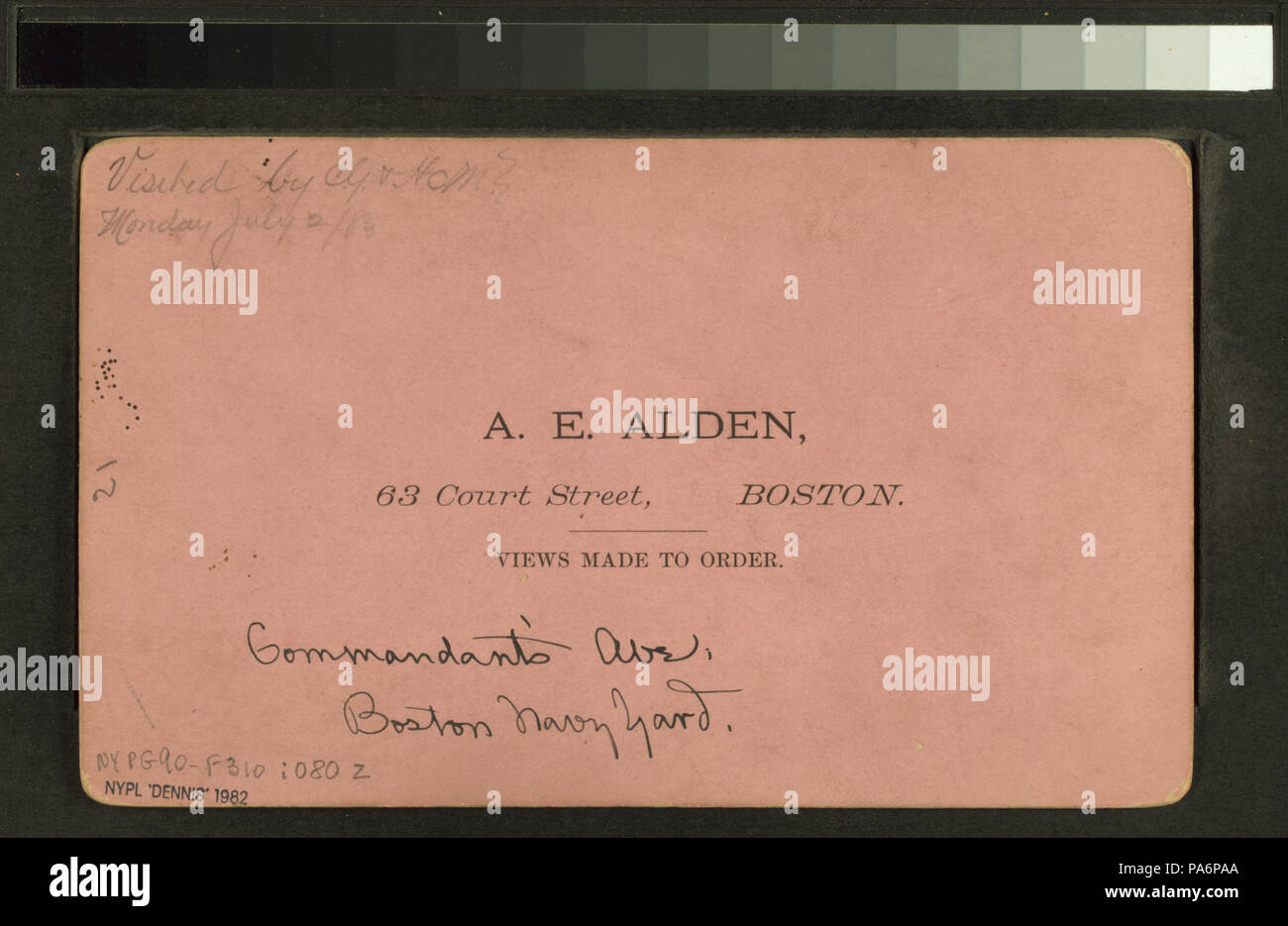 340, avenue du Commandant, Boston Navy Yard (NYPL b11707564-G90F310 080ZB) Banque D'Images