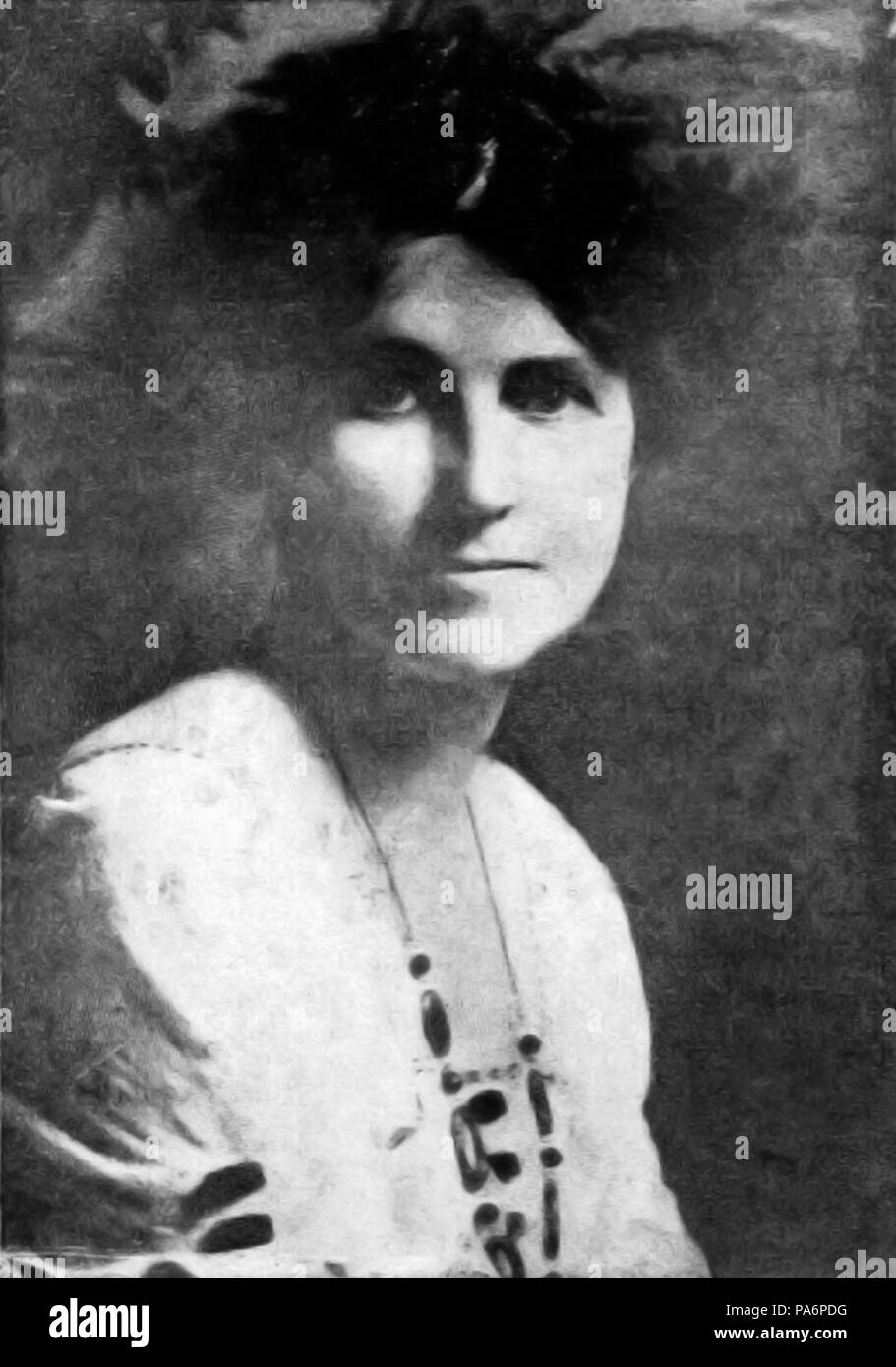 115 Alice N. Trask droit, Silencieux Travailleur, Février 1918 Banque D'Images
